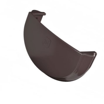 картинка Заглушка желоба Технониколь Оптима коричневая d 120/80 мм от магазина Альфа Плейс
