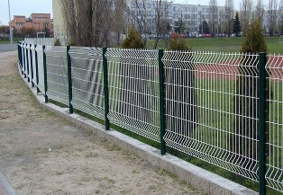 3Д забор на участке в Белогорске 